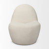 Clean front-facing shot of the Beverly chair in a bright studio setting showing its pebble-like form.