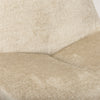 Close-up of the high-quality stitching and seam detailing on the back of the Beverly accent chair.