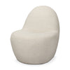 Alternative front view of the Beverly chair highlighting its tall back and ergonomic egg-shaped seat.