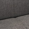 Swatch detail of Hale charcoal grey woven fabric
