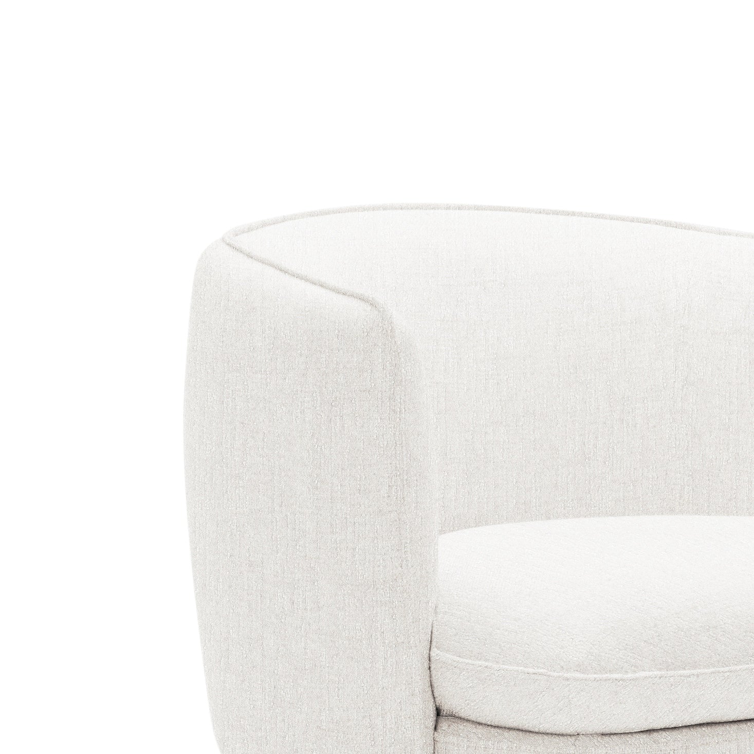Dorby accent chair with upholstered fabric by Hygge Design House