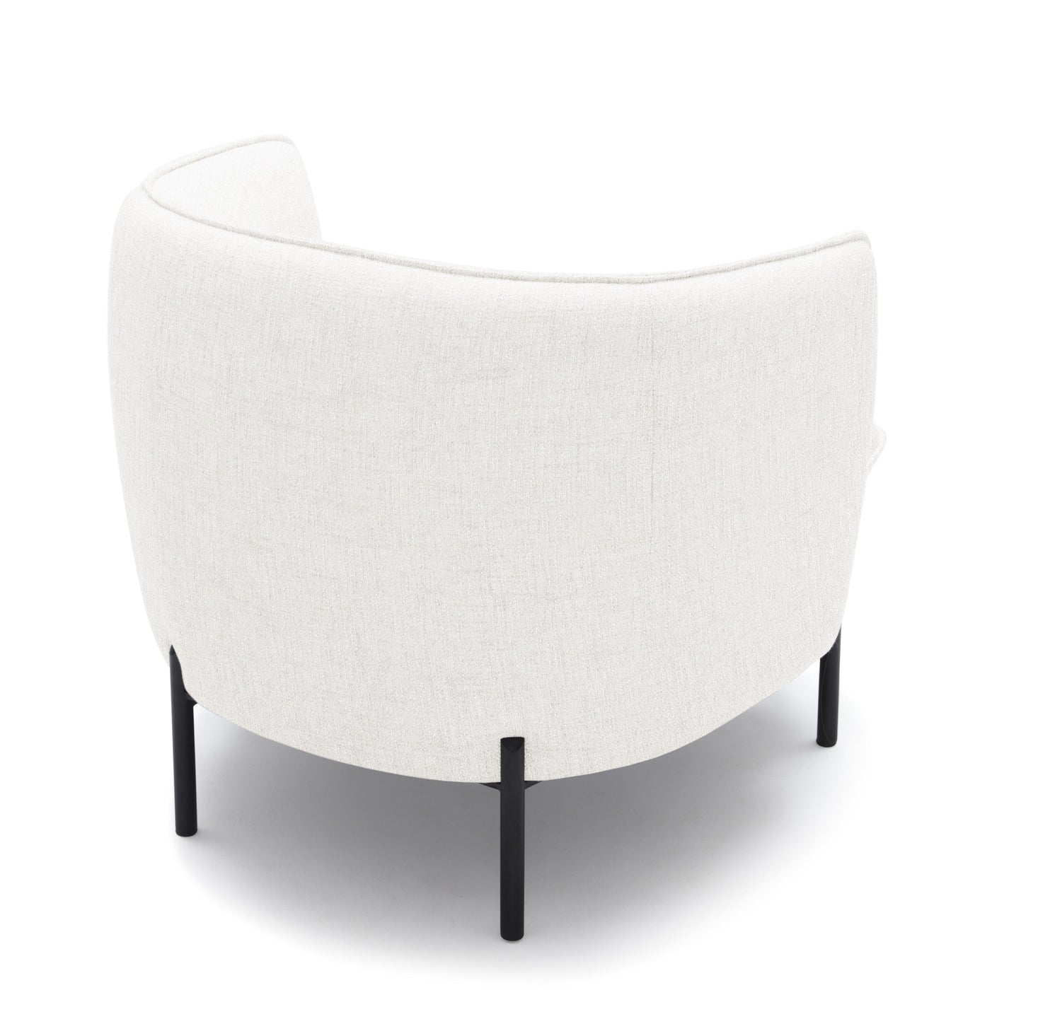 Dorby accent chair with upholstered fabric by Hygge Design House