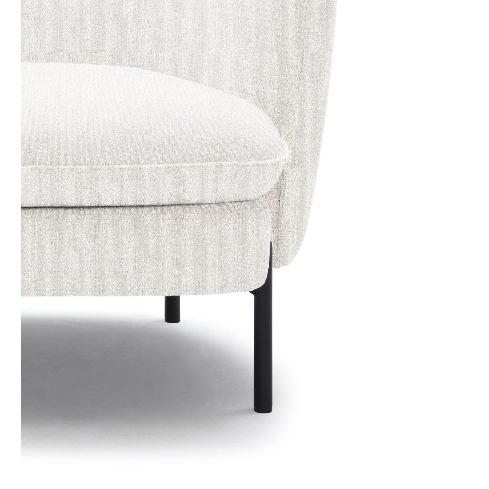 Dorby accent chair with upholstered fabric by Hygge Design House