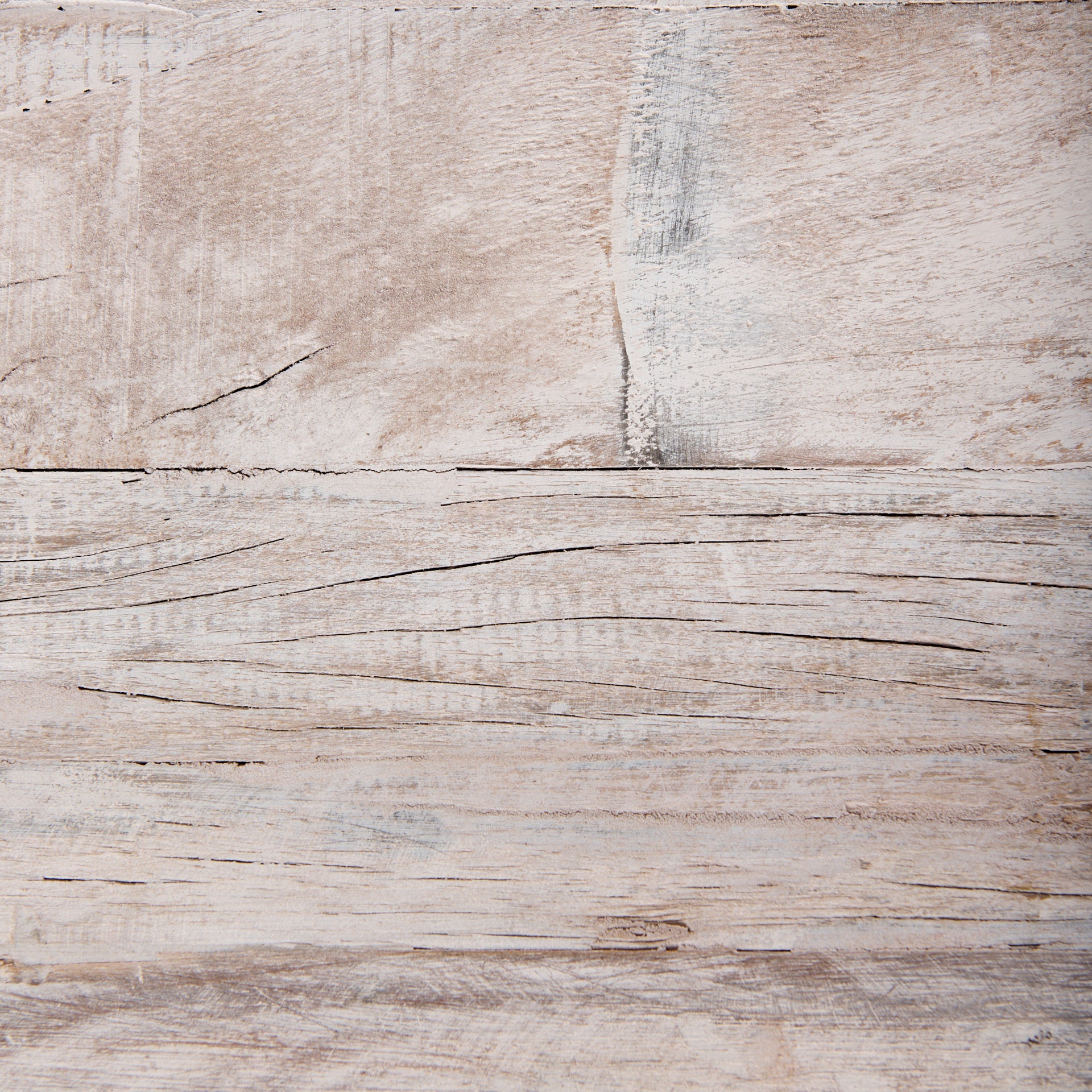 Esagono geometric end table in white wash reclaimed wood