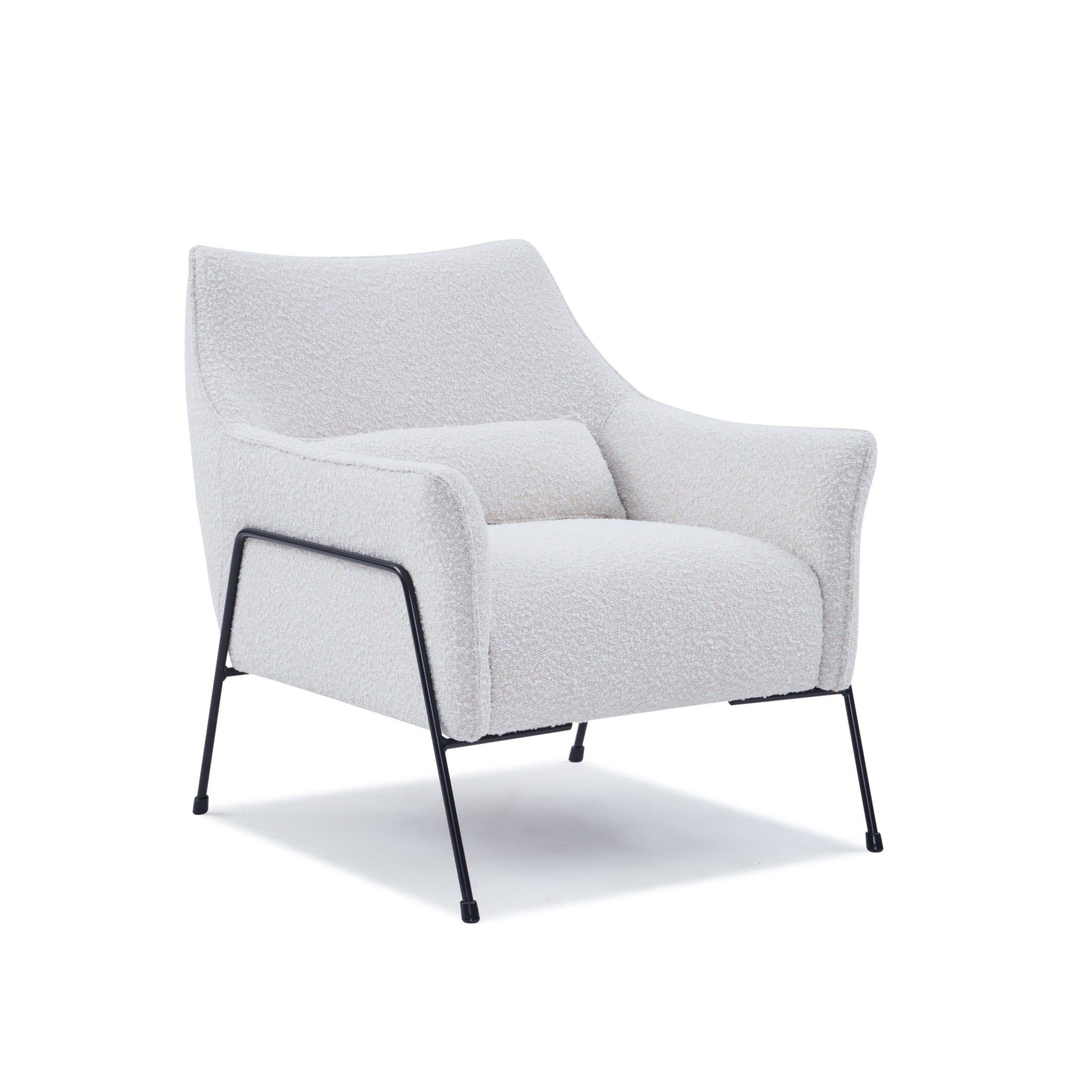 Fogia accent chair with boucle fabric by Hygge Design House