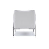 Back view of Fogia upholstered accent chair