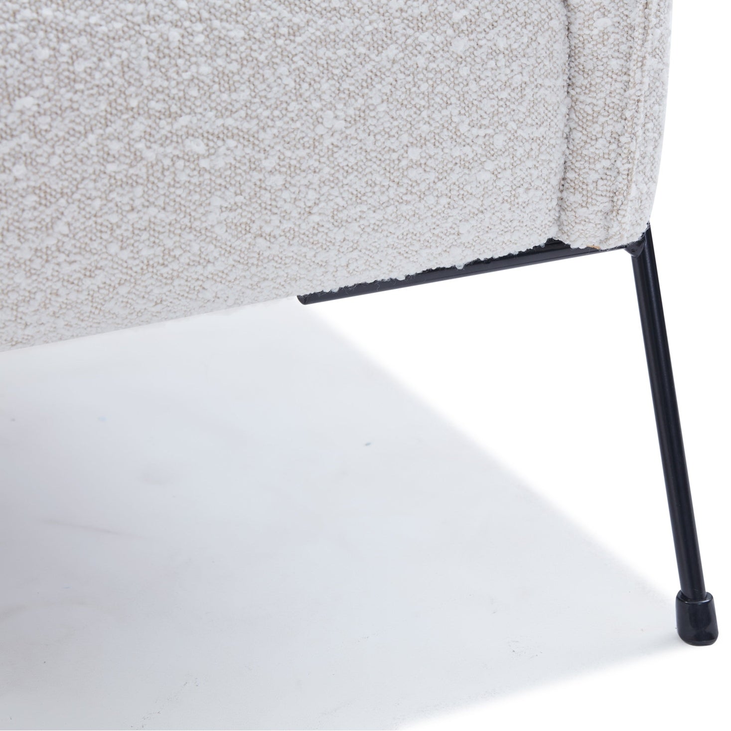 Fogia accent chair with boucle fabric by Hygge Design House