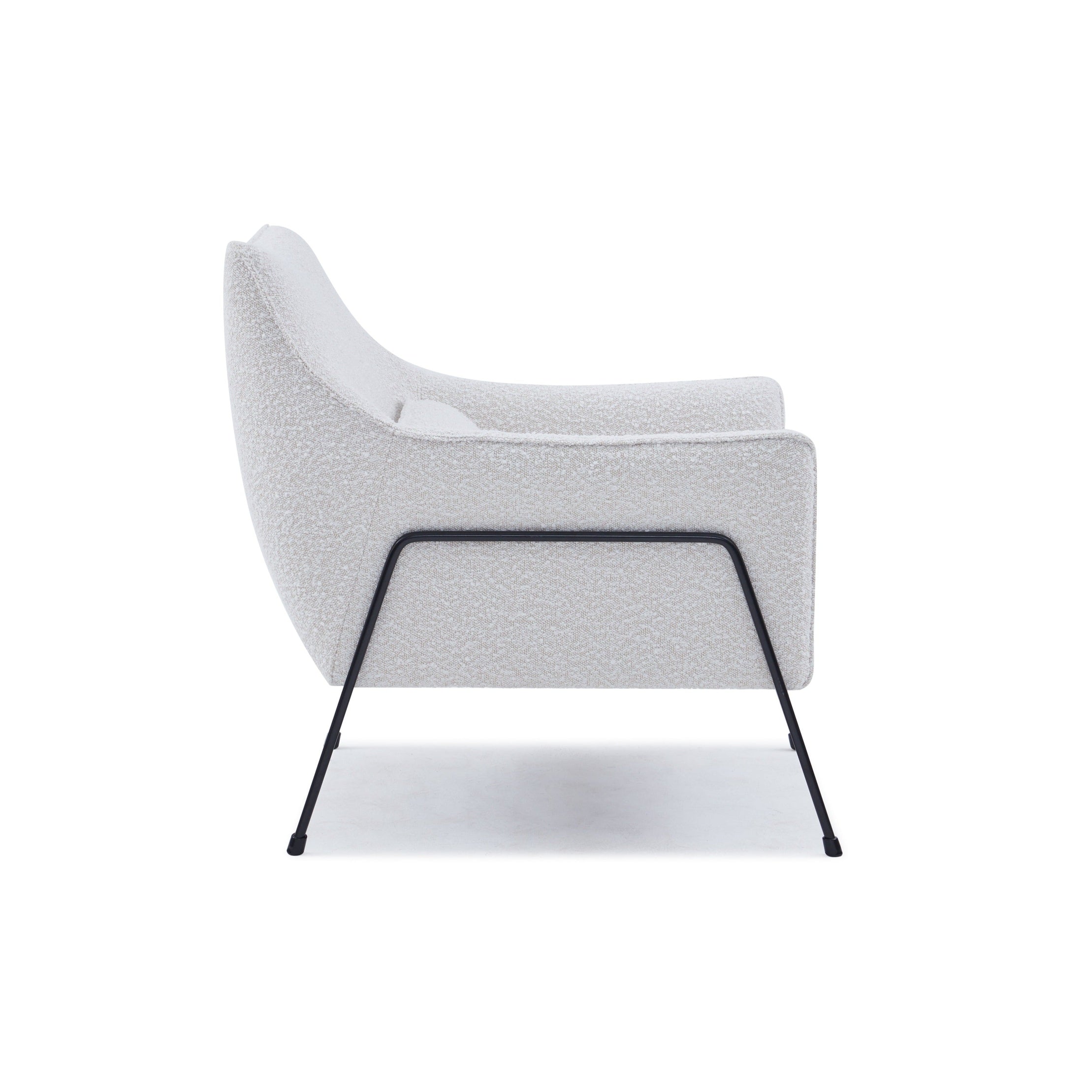 Fogia accent chair with boucle fabric by Hygge Design House