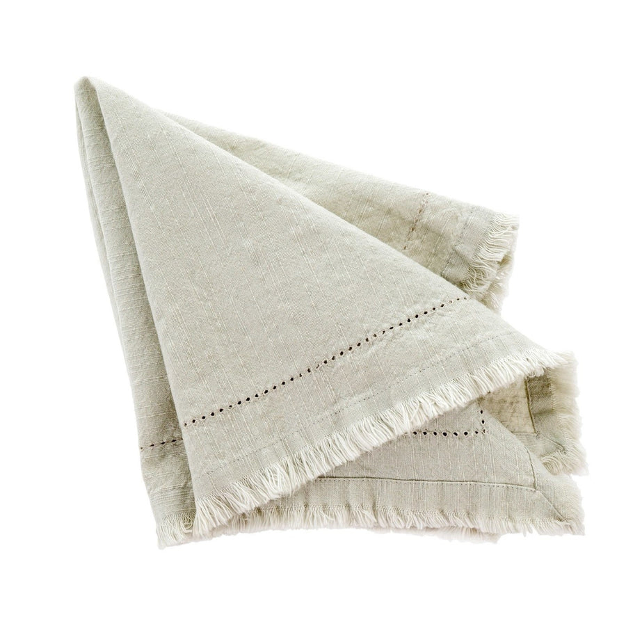 Frayed Edge Napkin - Moonstruck Set Of 6