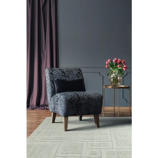Avera Hand Woven Rug Steel
