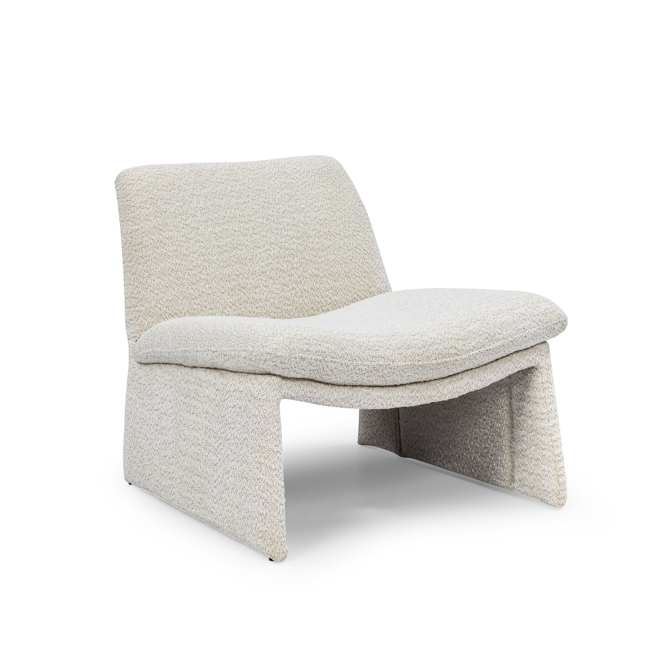 Holly accent chair with boucle fabric by Hygge Design House