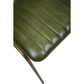 Capella Dining Chair  Genuine Leather Seating - Green