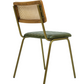 Capella Dining Chair  Genuine Leather Seating - Green
