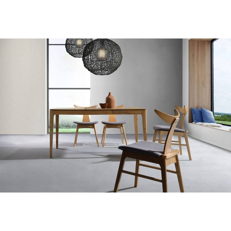 Ettore Walnut Finish Dining Table