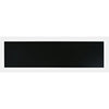High-angle shot highlighting the smooth matte black top surface and flush-mount corner construction