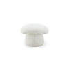 Rear perspective of the Muuto stool demonstrating the seamless upholstery wrap and consistent textured finish