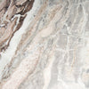Perspective detail shot of the natural stone surface highlighting unique organic patterns and high-gloss finish
