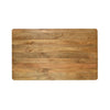 Full overhead bird's-eye view of the Bodhi tabletop showcasing the unique authentic wood grain patterns and smooth finish