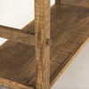 Close-up focusing on the tactile quality and organic "hygge" feel of the natural wood surface