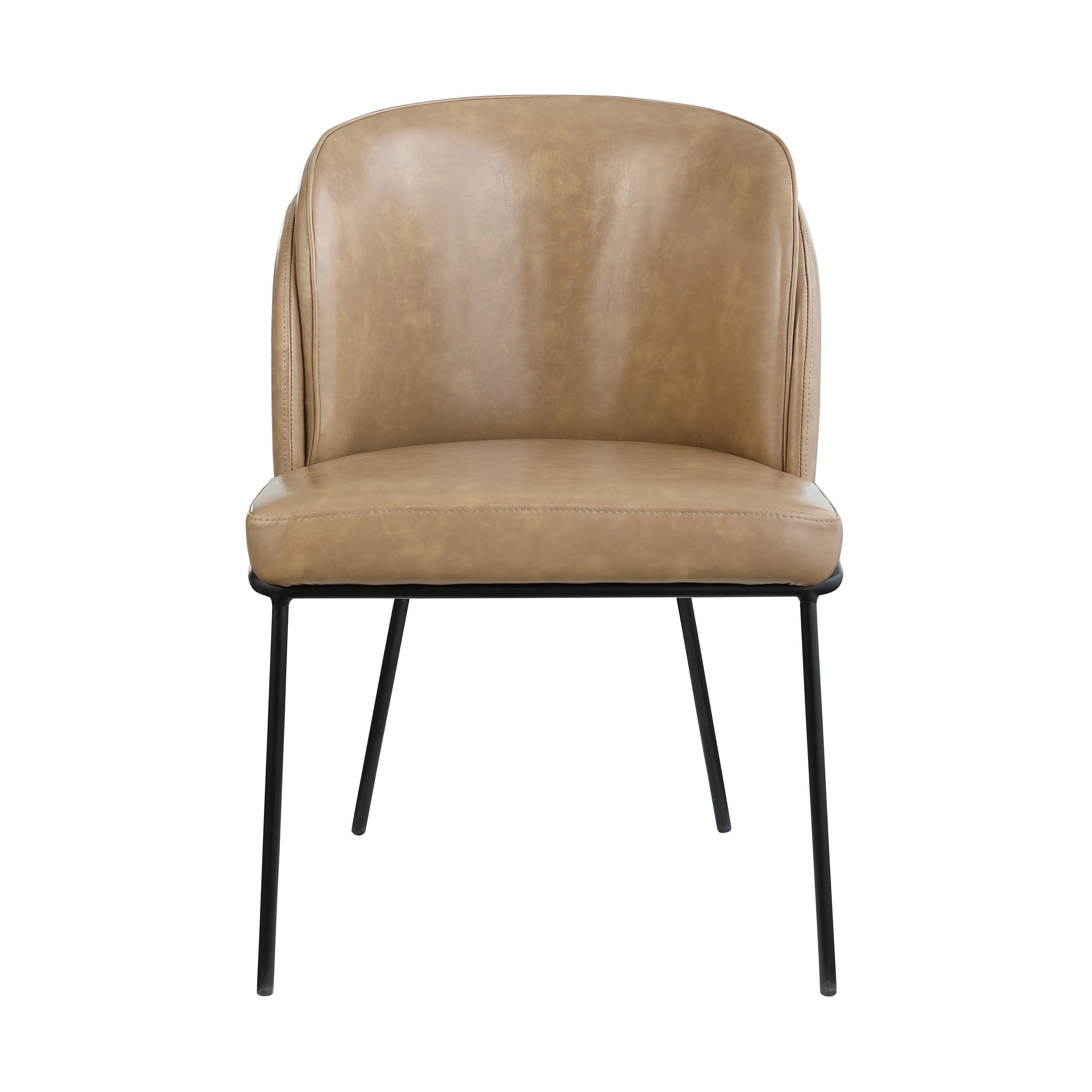 Angelo Faux Leather Dining Chair - Tan