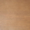 Macro texture shot showcasing the organic wood grain and smooth surface of the solid oak shelving