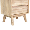 Close-up perspective of the lower frame and tapered leg highlighting the high-quality craftsmanship